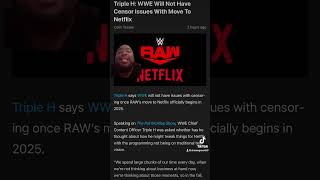 More information revealed is WWE Monday night raw move to Netflix in January ￼ [upl. by Yance814]