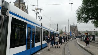 【路面電車】オランダ🇳🇱アムステルダムのトラム  Tram in Amsterdam Netherlands【世界の鉄道シリーズ】 [upl. by Teleya]