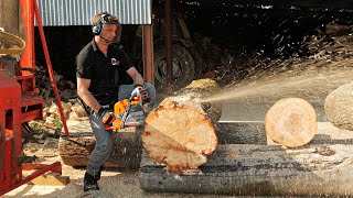 Husqvarna 592 XP® Can it cut wood YES IT CAN [upl. by Miof Mela]