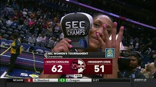 2018 Gamecock Womens Basketball SEC Tournament Championship Full Game HD [upl. by Mini]