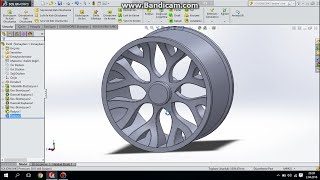 SolidWorks Jant TasarımıÇizimi [upl. by Ellevart]