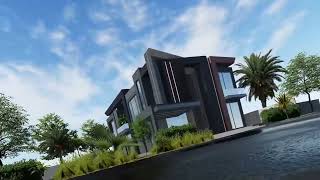 modern corner house design [upl. by Mckenna]