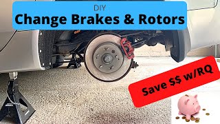 How to Change Rear Brake Pads amp Rotors Acura TLTSXRL Honda AccordCivicCRV [upl. by Theadora]