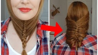 Tuto coiffure simple  Astuce tresse  Under the chin [upl. by Akessej]