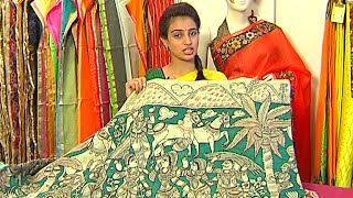 Latest Handloom Kalamkari Sarees and Dress Materials [upl. by Lemcke]