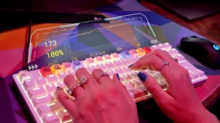 ASMR  Speed Typing  Testing 3 Mechanical Keyboards  Clicky Satisfying Typing Test [upl. by Socram114]