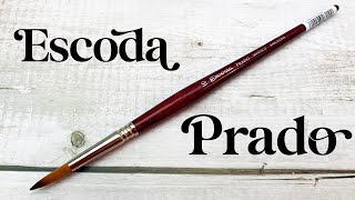 Escoda Prado  Watercolor Brush Review Ep 6 [upl. by Akino]