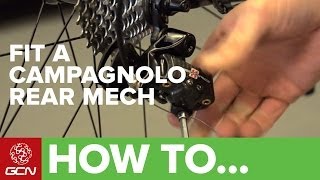 How To Install A Campagnolo Rear Derailleur [upl. by Merlin]