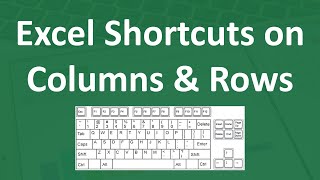 How to Insert Rows amp Columns using Shortcut Keys in Excel [upl. by Valerie136]