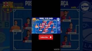 FC Barcelona vs Alavés Alineaciones probables del partido  LaLiga 202425 [upl. by Budd]