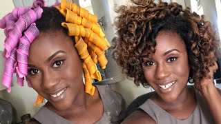 Official Curl Formers Tutorial on Natural Hair  iknowlee [upl. by Janessa]