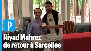 Riyad Mahrez reçoit la médaille deSarcelles [upl. by Bendicta]