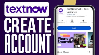 How To Create TextNow Account In 2025  Full Guide [upl. by Jamill966]