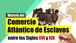 El COMERCIO ATLÁNTICO de ESCLAVOS entre los Siglos XVI y XIX  Resumen [upl. by Nnylf]