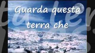 Andrea Bocelli  Canto Della Terra with lyrics [upl. by Aubree]