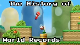 The History of New Super Mario Bros Wii World Records [upl. by Bever388]