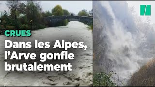 Dans ces communes de HauteSavoie l’eau est montée en quelques minutes [upl. by Iemaj]