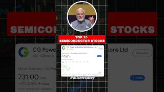 Top 10 Semiconductor Stocks for 2024 😍🔥 shorts stocks [upl. by Kinom537]