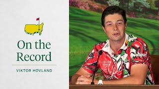 Viktor Hovland Off To A Strong Start  The Masters [upl. by Ardis]