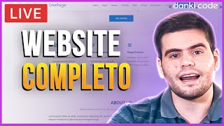 🔥 VAMOS CRIAR UM WEBSITE COMPLETO E RESPONSIVO HTML5 CSS3 JS [upl. by Arretak237]