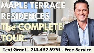 Stunning New Uptown High Rise Tour  Maple Terrace Residences [upl. by Neerahs]