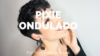 Cómo rizar un cabello Pixie How to curly your Pixie cut [upl. by Sucramat]