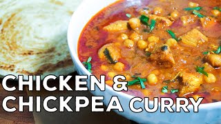 The Most Amazing Chicken amp Chickpea Curry  Chana amp Chicken Recipe [upl. by Goto]