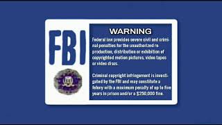 Disney FBI Warning ScreensPromotional ScreenFormat Blue 2002 1080p [upl. by Llyrehc772]