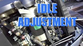 How to Adjust Yamaha 40hp Idle [upl. by Bourne169]