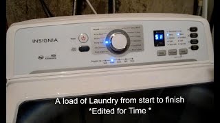 Insignia Top load Washer How to Use [upl. by Conlan]