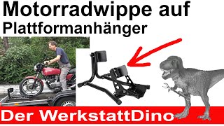 Motorradhalter auf Anhänger Motorradwippe [upl. by Curson]