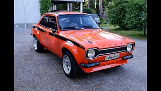 Ford Escort mk1 1300 Sport launch [upl. by Lirbij846]