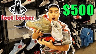 THE 500 FOOTLOCKER CHALLENGE [upl. by Quinby496]