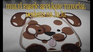 Easy Turned Edge Machine Applique beginners guide Turning applique with interfacing [upl. by Rosette]