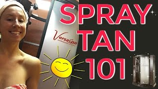 How to Get a Spray Tan [upl. by Atnamas952]