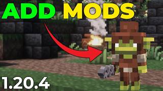 How To Download amp Install Mods on Minecraft PC 1204 [upl. by Osnofledi]