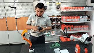 entrega técnica desmalezadora fs 38 stihl [upl. by Yuzik]