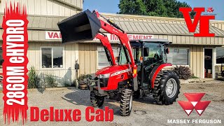 Massey Ferguson 2860M eHydro Deluxe Cab Premium Compact Utility Tractor [upl. by Ayr896]