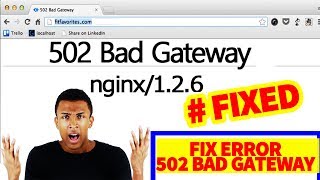 FIXED How to Fix “502 Bad Gateway”Nginx Error Step By Step☑️ [upl. by Kelula]