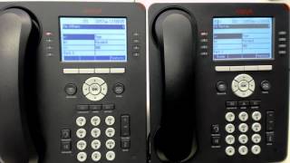 3 AVAYA IP Office Transfer Call Park Paging 9508 [upl. by Animar]