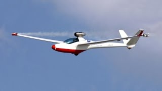 Jet Powered Sailplane  PBS TJ 100 Jet Engined Salto Glider [upl. by Rilda]