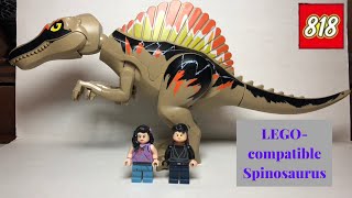 818 LEGOcompatible Spinosaurus unboxing and assembly [upl. by Ariday]