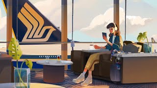 The Sound of Singapore Airlines  Beats to relax to [upl. by Lrat]