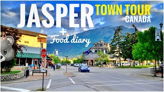 Jasper  Town Tour  Food Diary Canada [upl. by Melborn]