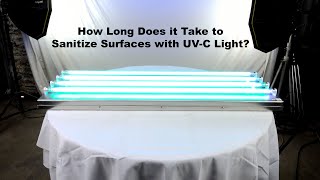 How Long Does it Take to Sanitize Surfaces with UVC Light [upl. by Alah]