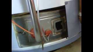 Kenmore power miser 12 water heater pilot light goes out SOLUTION [upl. by Burleigh]