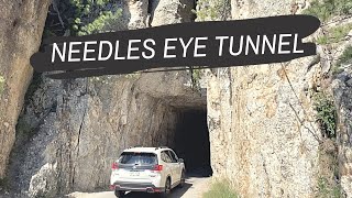 Needles Eye Tunnel  Custer State Park South Dakota  Needles Highway [upl. by Arias]