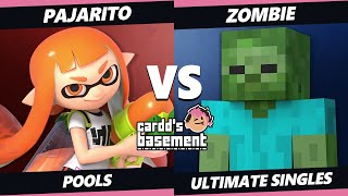 Cardds Basement Pools  Pajarito Inkling Vs ZOMBIE Steve SSBU Ultimate Tournament [upl. by Atidnan]