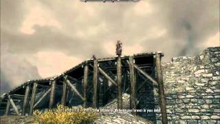 Jarl Balgruufs speech after the Battle of Whiterun Skyrim [upl. by Chemaram408]