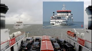 Vaar mee met de veerboot naar Ameland realtime captains view [upl. by Egnalos]